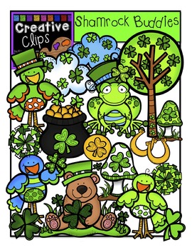 Preview of Shamrock Buddies {Creative Clips Digital Clipart}