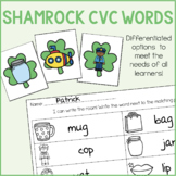 Shamrock CVC Activity | March Word Work | Differentiated L
