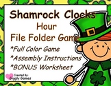 Shamrock Clocks Hour File Folder Game