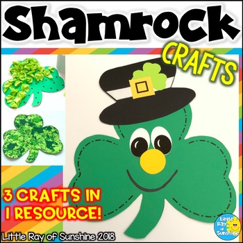 Preview of Shamrock Craft for St. Patrick's Day & March