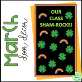 Shamrock Door Decor | St. Patrick's Day | March Bulletin Board