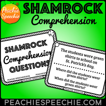 Preview of Shamrock Listening Comprehension Sentences
