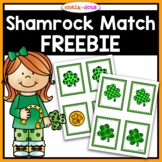 St. Patrick's Day Activity FREEBIE | Shamrock Matching Gam