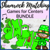 Shamrock Matching Games for Elementary Music BUNDLE