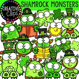 Shamrock Monsters {Creative Clips Clipart}