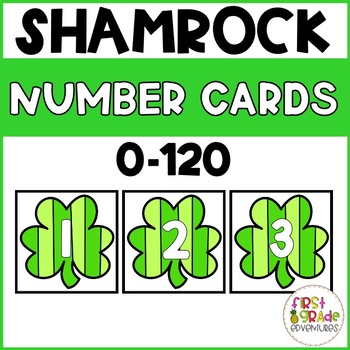Preview of Shamrock Number Cards 0-120