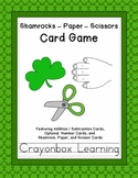 St. Patrick's Day -Shamrock, Paper, Scissors Card Game - L