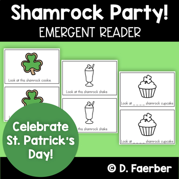 Preview of St. Patrick's Day Emergent Reader - Shamrock Party