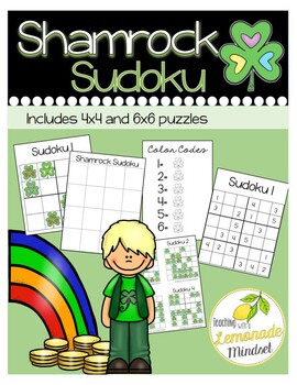 Preview of Shamrock Picture Sudoku Bundle