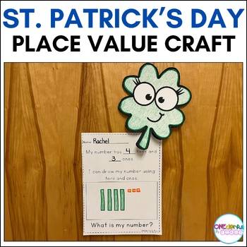 Preview of Shamrock Place Value Craft (St. Patrick's Day Math Craft)