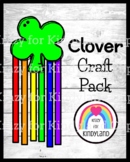Shamrock Rainbow Craft: Saint Patrick's Day, Spring Weathe