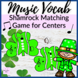 Shamrock Recorder Matching Game for Music Centers