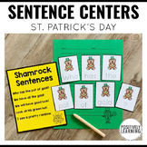 St. Patrick's Day Writing Center with Sentence Building an