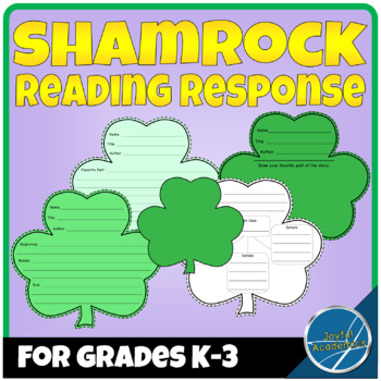 Preview of Shamrock Shaped Reading Response for Any Book Grades K-3