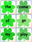 Shamrock Sight Words (St. Patrick's Day Kindergarten Liter