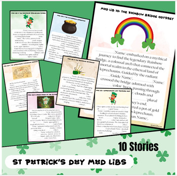 Preview of Shamrock Shenanigans Printable St Patricks Day Mad Libs
