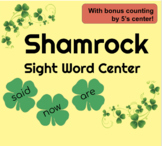 Shamrock Sight Word Center