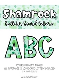 Shamrock, St. Patrick's Day Bulletin Board Letters