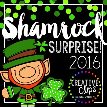 Preview of Shamrock Surprise 2016 {Creative Clips Digital Clipart}