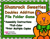 Shamrock Sweeties Doubles Addition File Folder Game