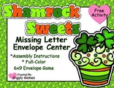 Shamrock Sweets Missing Letter Envelope Center