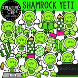 Shamrock Yeti: St. Patrick's Day Clipart {Creative Clips Clipart}