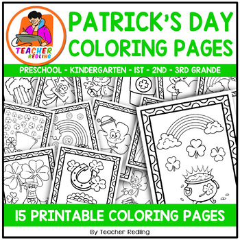 Preview of Shamrockin' St. Patrick's Day Coloring Pages, Lucky Designs for Creative Fun
