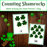 Shamrocks Counting Activity for St Patrick`s Day Math Spec