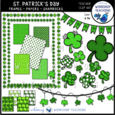 Shamrocks Frames and Papers Bundle