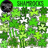 Shamrocks: St. Patrick's Day Clipart {Creative Clips Clipart}
