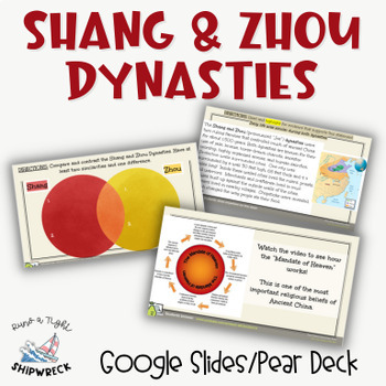 Preview of Shang and Zhou Dynasties Interactive Google Slides Pear Deck - Ancient China