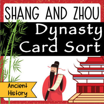 Preview of Shang and Zhou Dynasty Card Sort