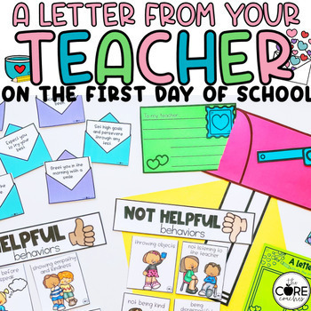 Shannon Olsen Read Alouds - A Letter From Your Teacher And Our Class Is 