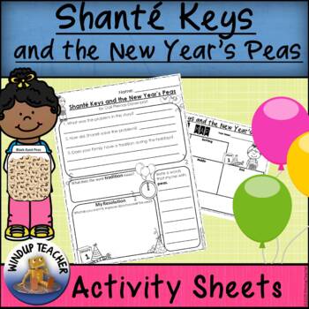 Preview of Shante Keys and the New Year's Peas Activity Sheets | Print and Go!