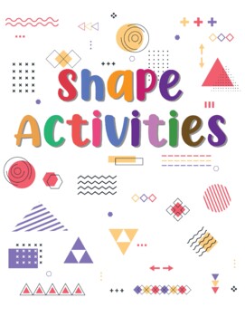 Preview of Shape Activities Pres school Worksheets