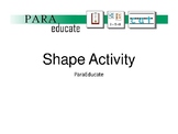 Shape Activity