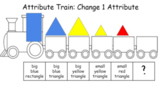 Shape Attributes Train Lesson - Interactive Google Slides