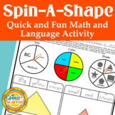 Spin-A-Shape - Geometric 2D Shape Attributes and Adjective