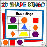 2D Shape Bingo Flat Shapes