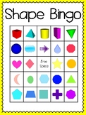 Shape Bingo (30 completely different cards & calling cards