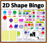 Bingo Game Printable 2D Shapes