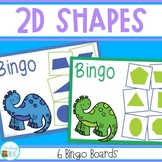 Shape Bingo - identifying 2D shapes