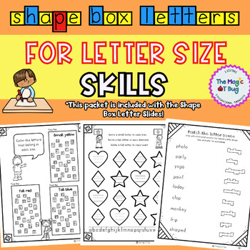 Letter shape boxes