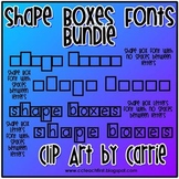 Shape Boxes Font Bundle