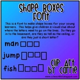 Shape Boxes Font
