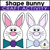 Easter Bunny 2d Shape Craft Math Spring Bulletin Board Ide