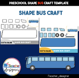 Shape Bus Craft - Cut and Glue Activity for Kids