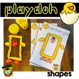 Shape Chicken Lifecycle Playdoh Math Center