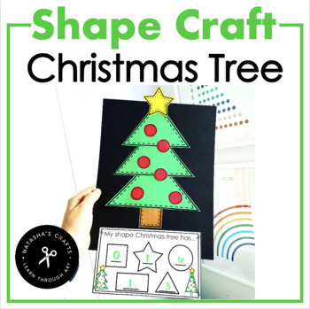 Preview of Shape Christmas Tree Craft