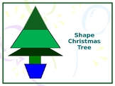 Shape Christmas Tree Art Project